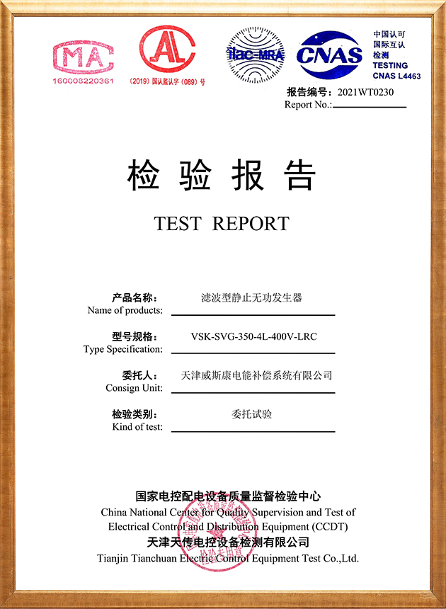 试验报告